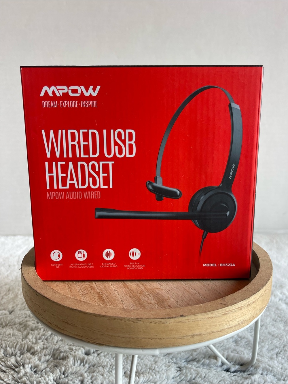 MPOW WIRED COMPUTER HEADSET-NIB
